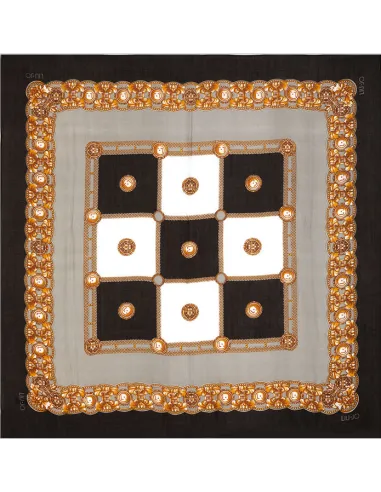 Foulard Liu Jo con stampa nero