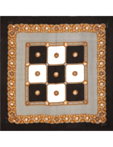 Foulard Liu Jo con stampa nero