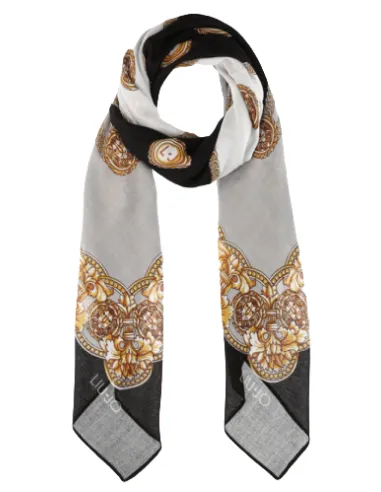 Foulard Liu Jo con stampa nero
