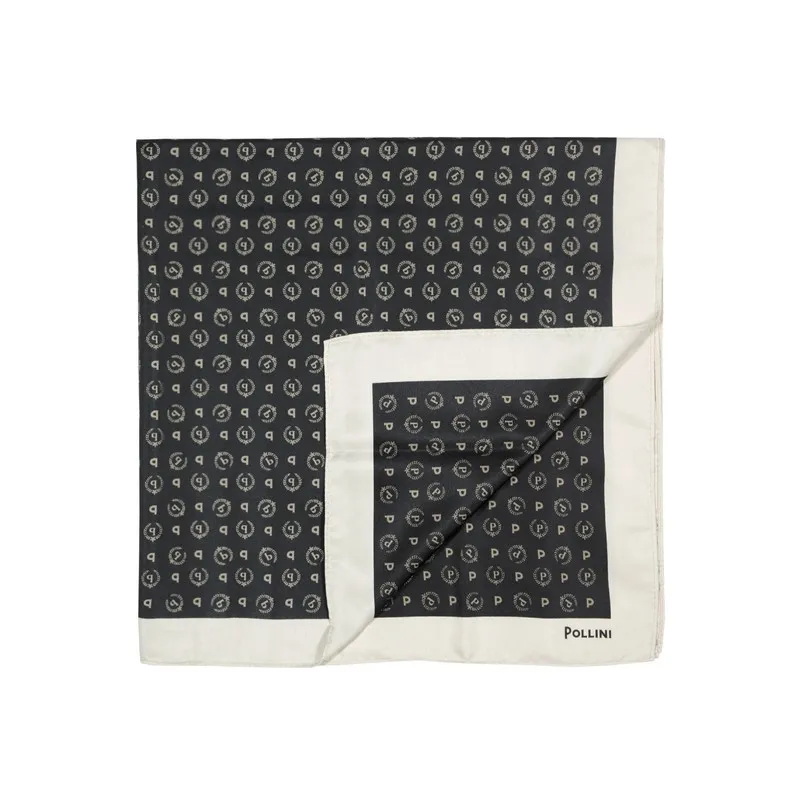 Foulard Pollini nero/avorio