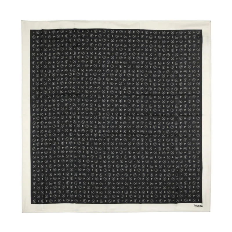 Foulard Pollini nero/avorio 2