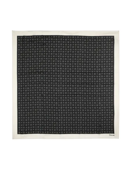 Foulard Pollini nero/avorio