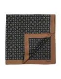 Foulard Pollini nero/marrone