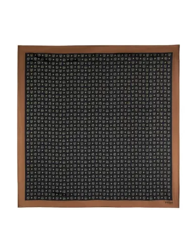 Foulard Pollini nero/marrone
