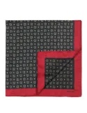 Foulard Pollini, nero-rosso