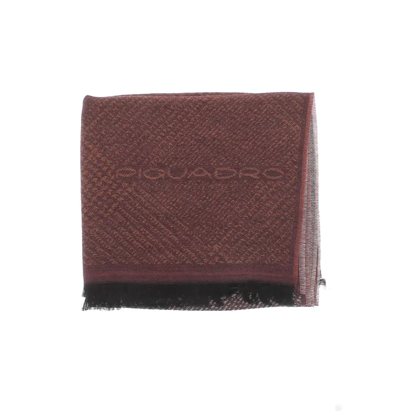 Piquadro Herrenschal burgunderrot