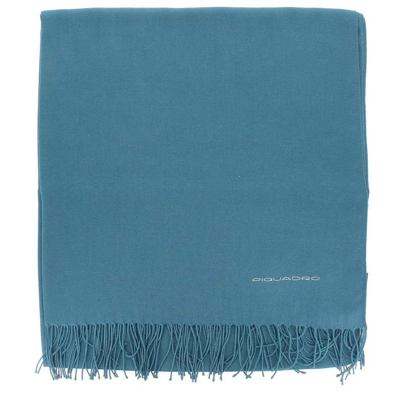 Pashmina Twill Piquadro 80 x 180 cm verde petrolio