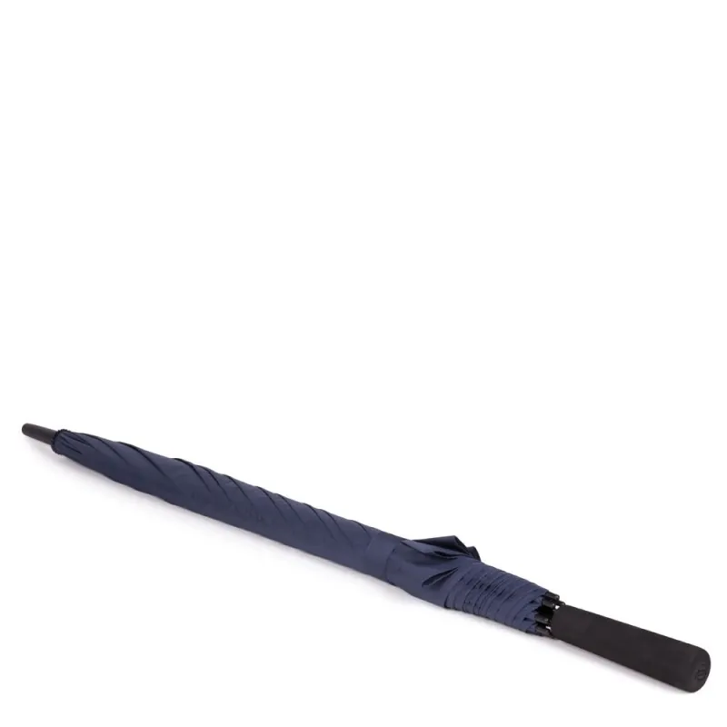 Piquadro Big size, windproof umbrella blue