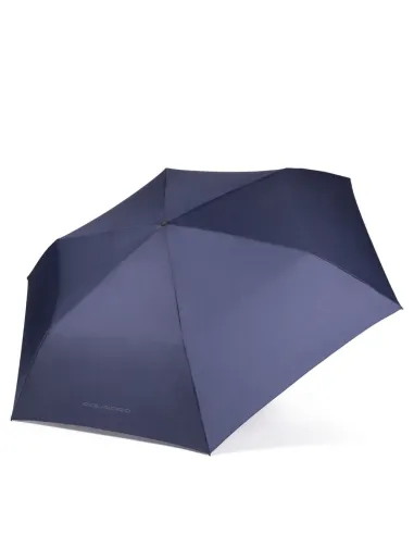 Windfester Regenschirm Piquadro blau