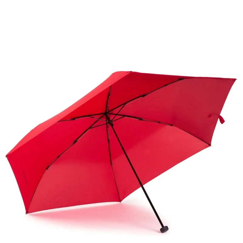Windfester Regenschirm Piquadro rot 2