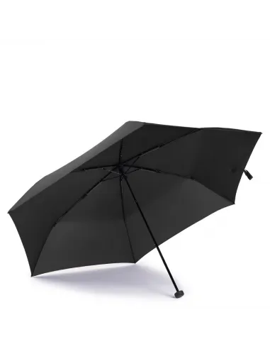 Windfester Regenschirm Piquadro Schwarz