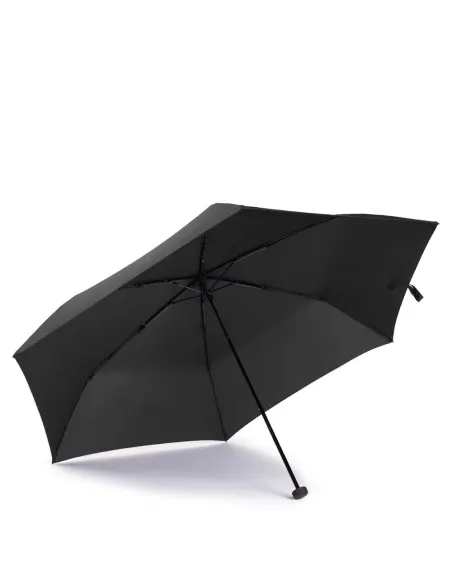 Windfester Regenschirm Piquadro Schwarz