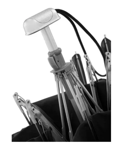Ombrello corto ultra leggero Samsonite nero