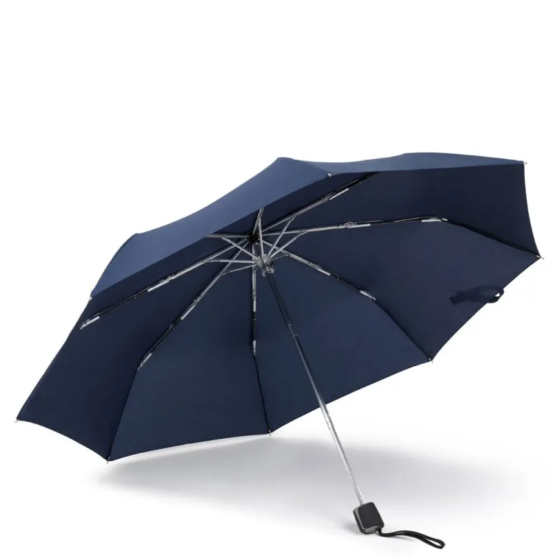 Piquadro blue umbrella with windproof structure 2