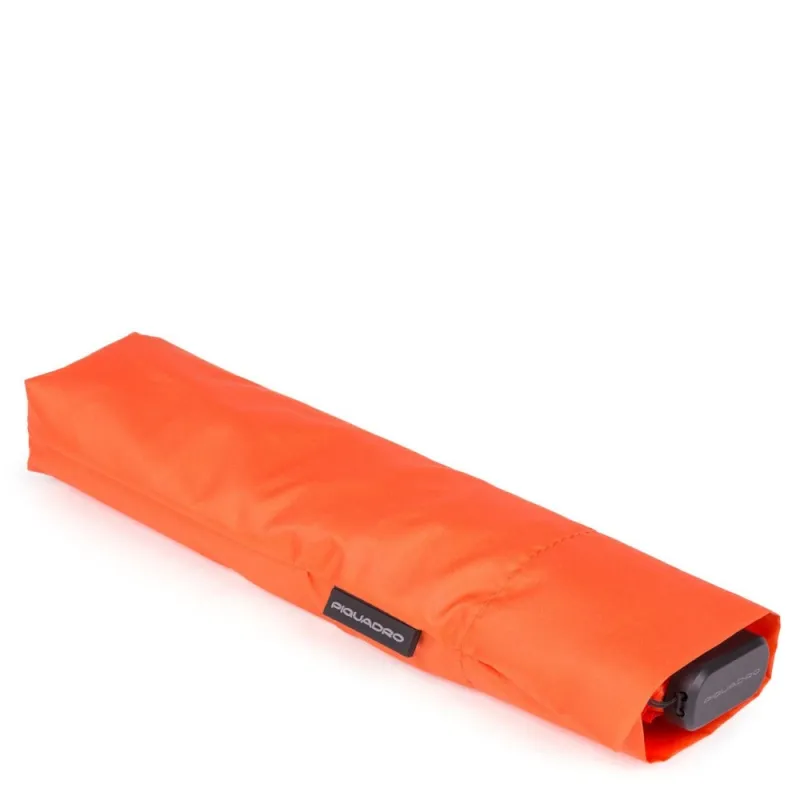Piquadro orange windproof slim umbrella