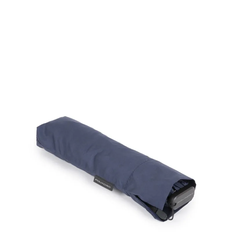 Ombrello sottile antivento Piquadro blu