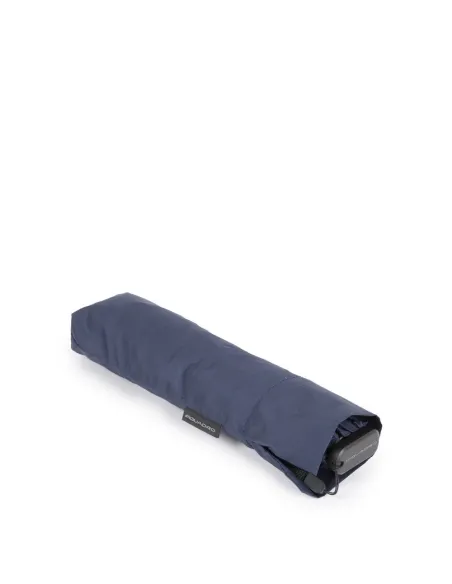 Piquadro windproof slim umbrella blue