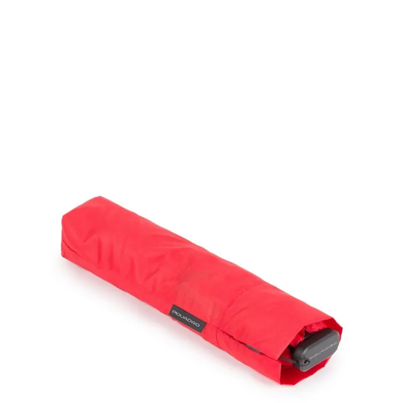 Piquadro windproof slim umbrella red