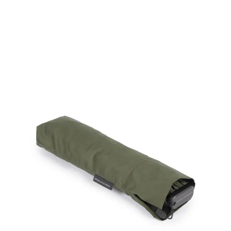 Piquadro windproof slim umbrella green