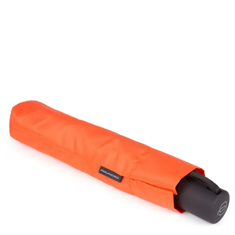 Piquadro orange automatic lightweight umbrella