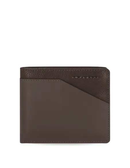 Portafoglio uomo con porta documenti rimovibile Martin marrone scuro