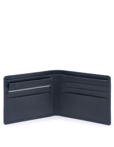 Small men's wallets with removable document holder Obidos blue