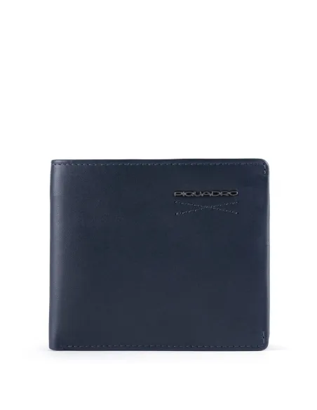 Small men's wallets with removable document holder Obidos blue