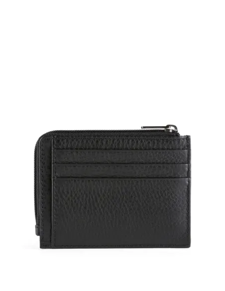 Zipper coin pouch with document holder Modus Special black