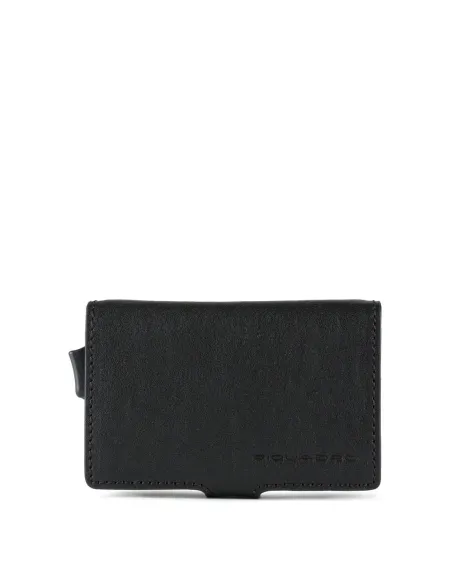 Compact Wallet für Scheine und Kreditkarten B3 Schwarz