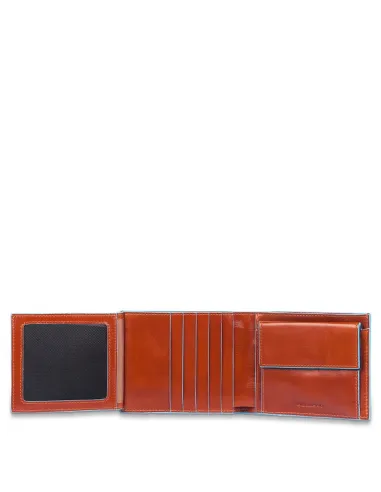 Piquadro B2 Men's wallet with coin...