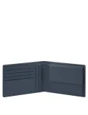 Portafogli uomo con Portamonete Akron blu