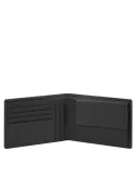Men's wallet with coin pocket Akron black