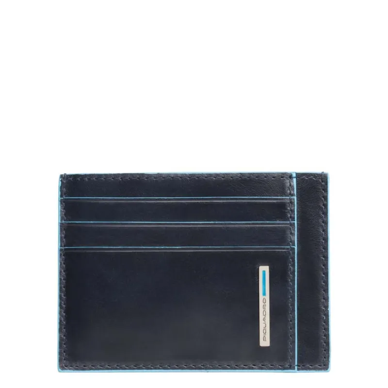 Piquadro Blue Square-Kreditkartenhalter blau