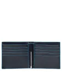 Piquadro leather cash holder blue