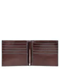 Piquadro leather cash holder dark brown