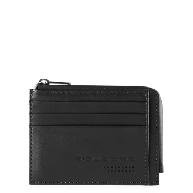Zipper coin pouch Urban black