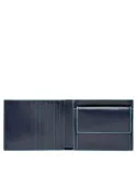 Piquadro leather wallets blue