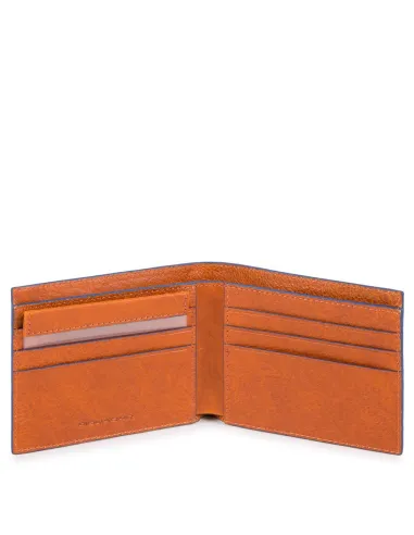 Men's wallet with removable document facility B2 Special orange