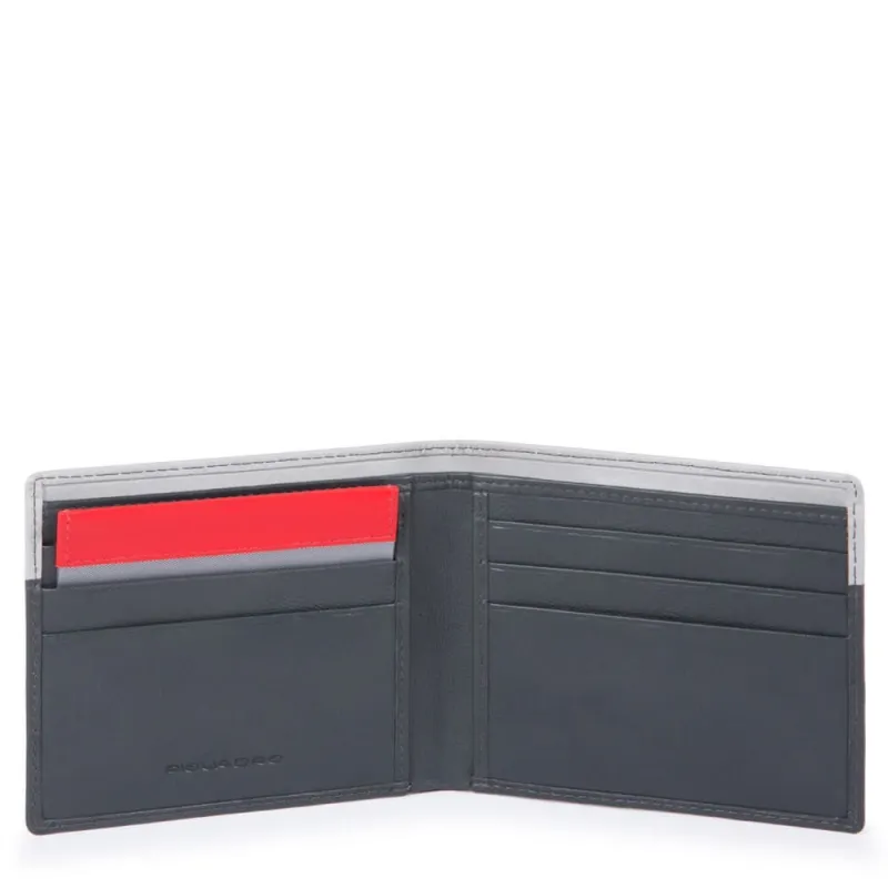 Men's wallet with removable document facility Urban grey