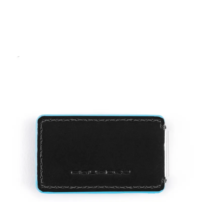 Money-clip Blue Square black 2