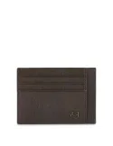 Piquadro B3 Pocket credit card pouch dark brown