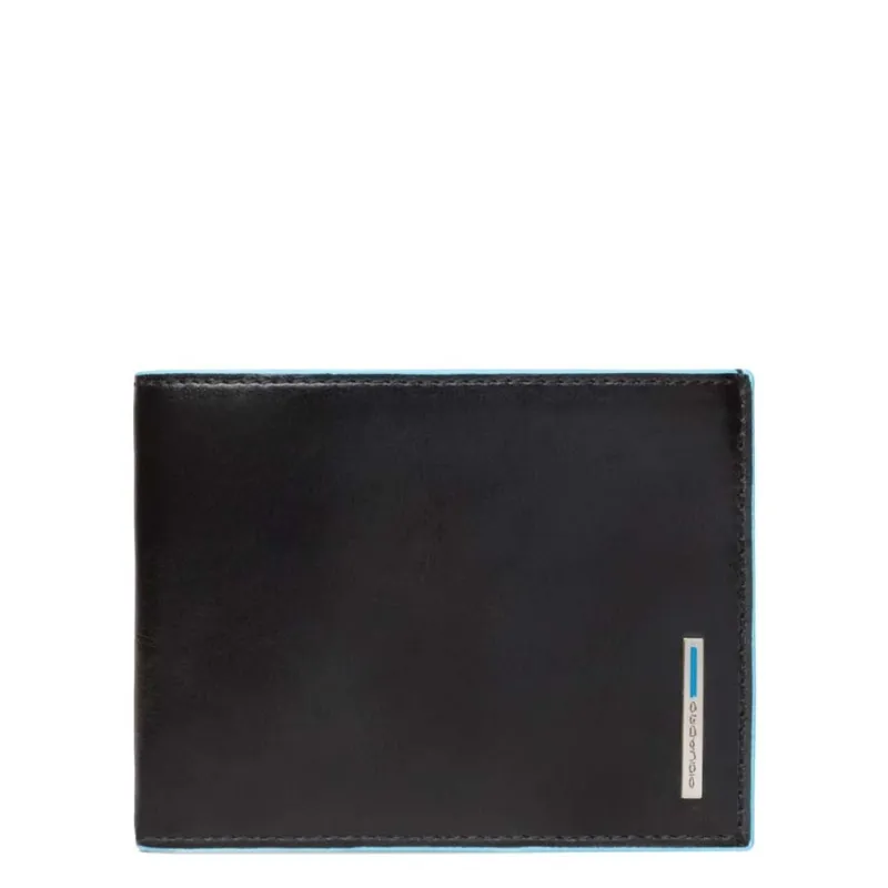 Men's leather wallet with 12 credit card slots Blue... 2