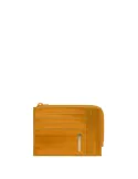 Portamonete e carte di credito Piquadro Blue Square, giallo