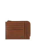 Piquadro Black Square Double-sided document pouch brown