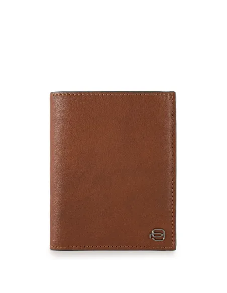 Piquadro B3 Vertical Men's wallet with coin pocket brown