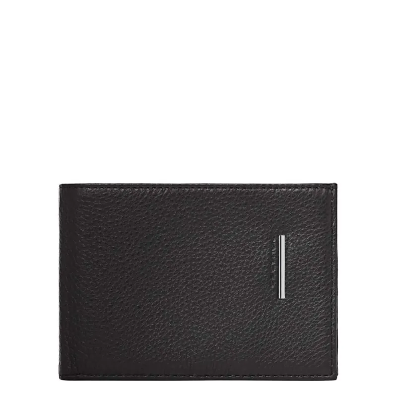 Portafogli uomo Piquadro Modus con portamonete nero 2