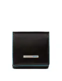 Piquadro Blue Square Pocket coin purse black