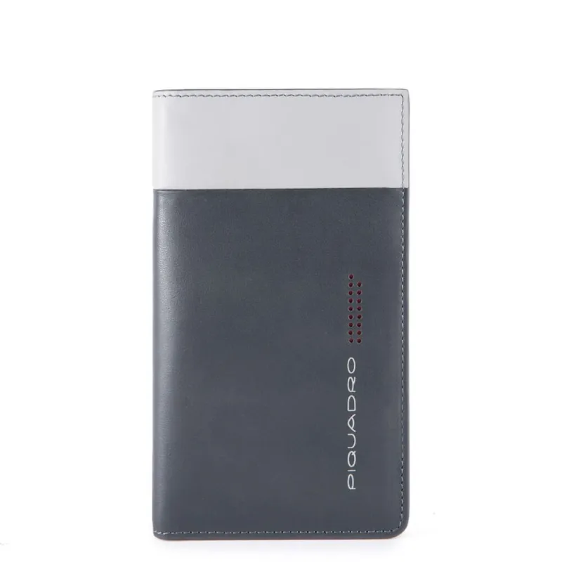 Piquadro Urban iPhone®XS Max 6,5" flip wallet case grey