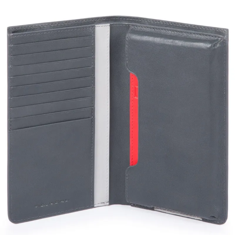 Piquadro Urban iPhone®XS Max 6,5" flip wallet case grey 2