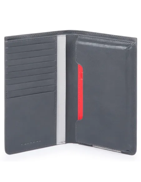 Piquadro Urban iPhone®XS Max 6,5" flip wallet case grey